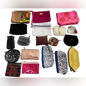 Wallets, Cosmetic Bags, New And euc And Some Leather